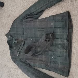 Ralph Lauren Jeans Large Womens Puffy Plaid Coat